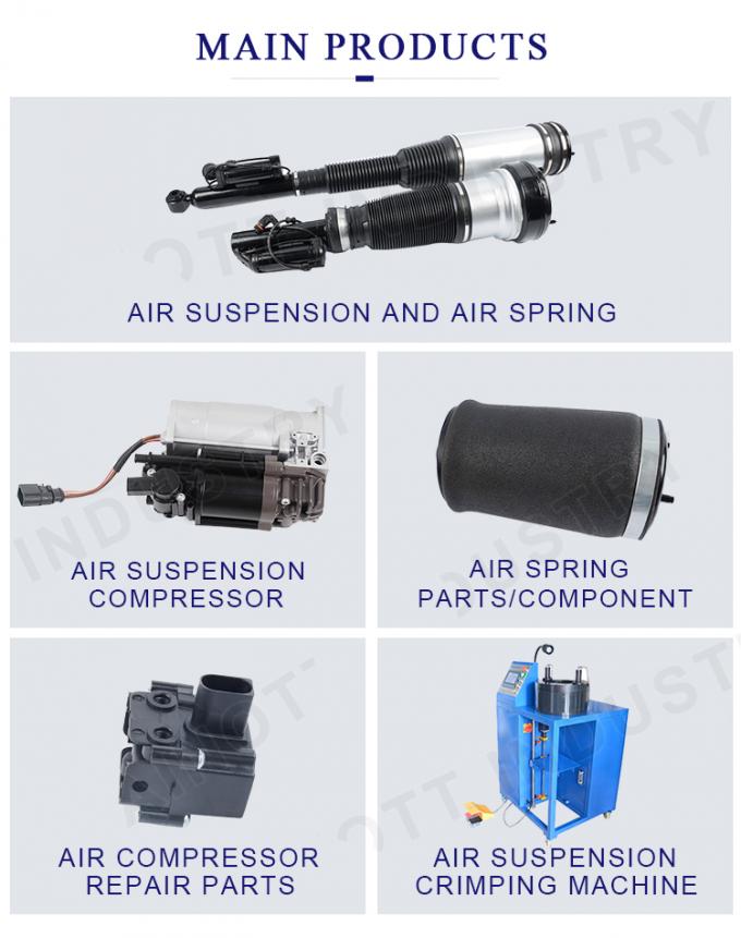 Aérez le kit de suspension d'airbag de suspension de tour pendant les ressorts de suspension gauches et droits d'air de soufflets d'air d'arrière d'A6C6 Quattro S6 4F0616001J