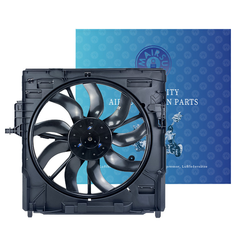 Rassemblement de ventilateur de refroidissement en plastique pour E70 E71 F15 F16 ISO TS15949 Certification 17428618242 17427647753