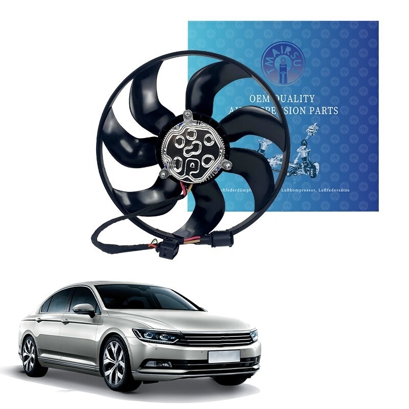 Ventilateur de refroidissement de voiture en caoutchouc, acier et aluminium pour VW SHARAN 7N_ENGINE NOUVELLE Certifié ISO TS15949